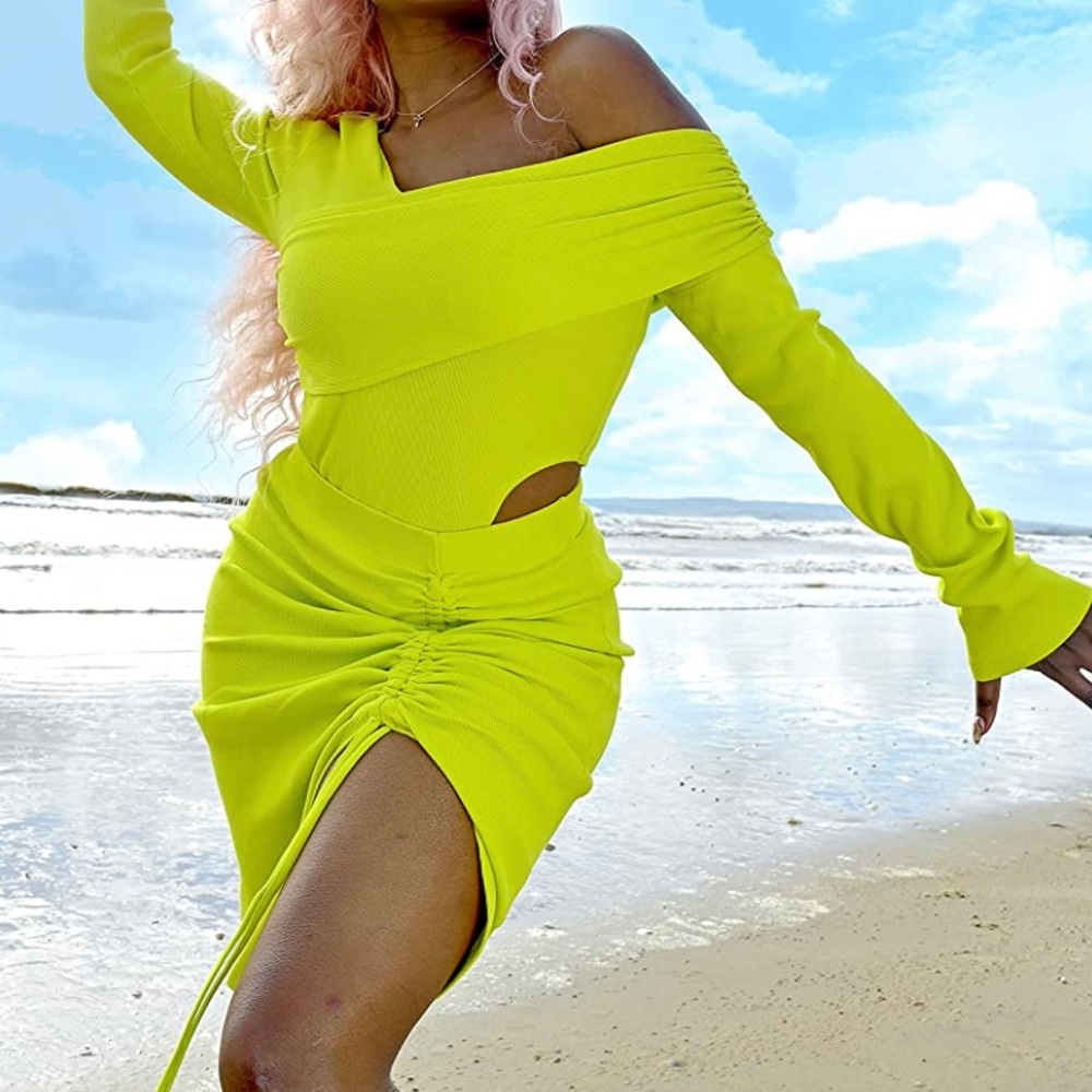 Amazon the drop body suit + skirt